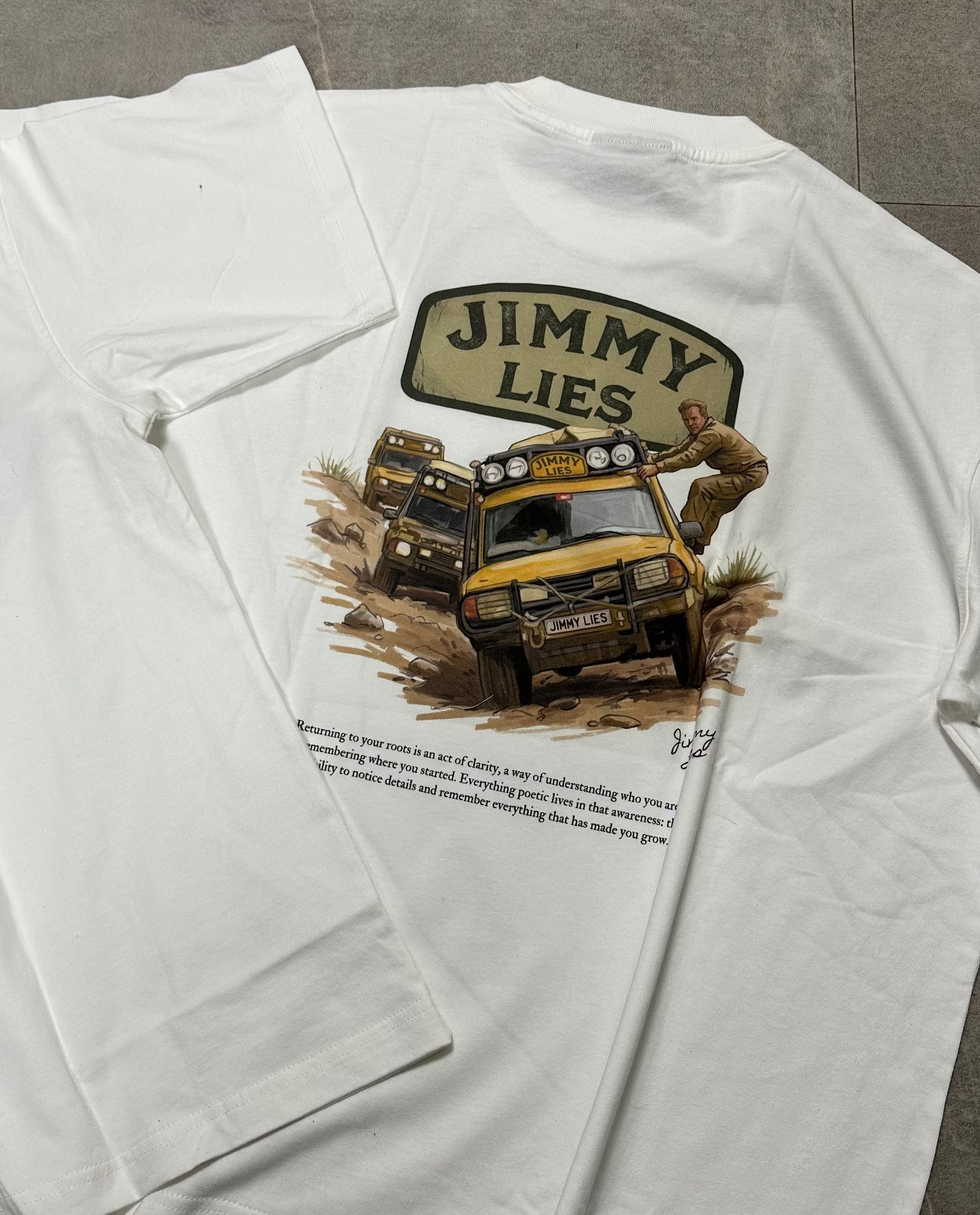 WHITE RALLY TEE