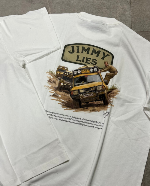 WHITE RALLY TEE