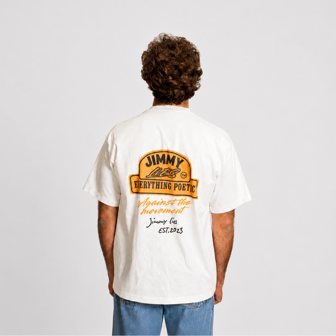 VINTAGE CAMEL WHITE TEE – Jimmy Lies