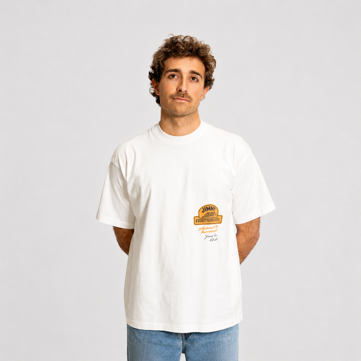 VINTAGE CAMEL WHITE TEE – Jimmy Lies