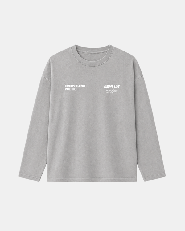 LIGHT GREY LONG TEE V.1
