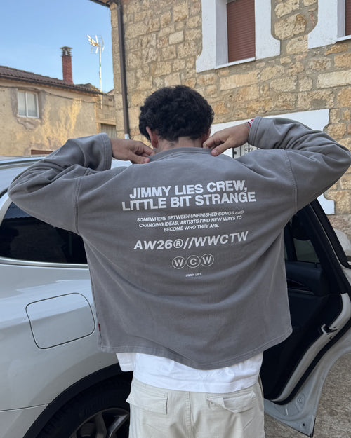 NISC LIGHT GREY CREWNECK