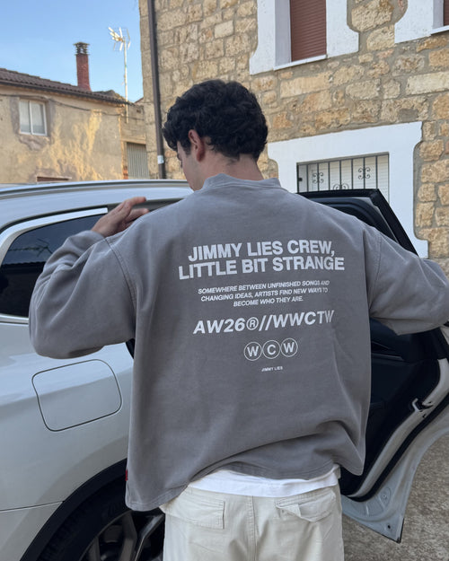 NISC LIGHT GREY CREWNECK