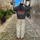 CHARCOAL RETRO HOODIE