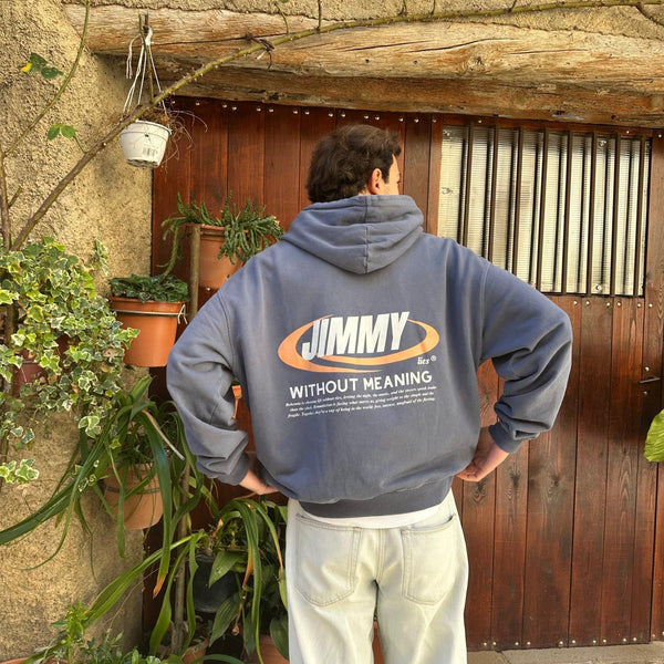 NAVY RETRO HOODIE