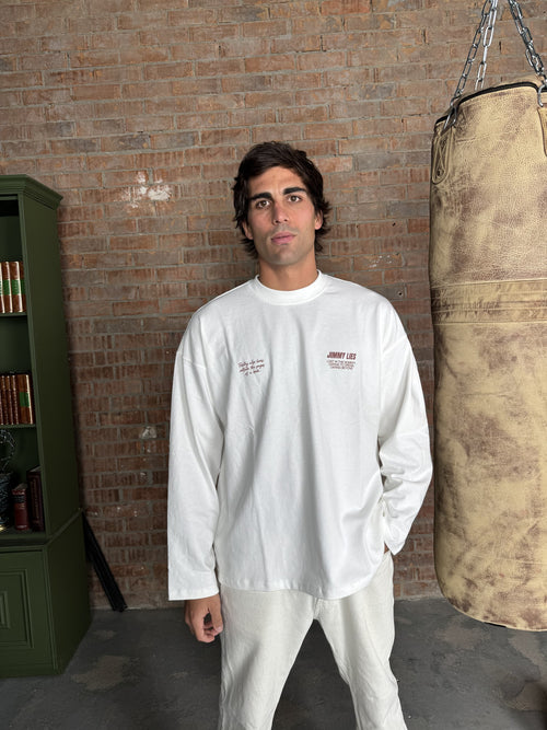 CUADRU WHITE LONG TEE
