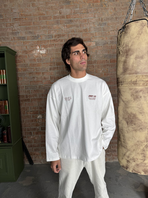 CUADRU WHITE LONG TEE