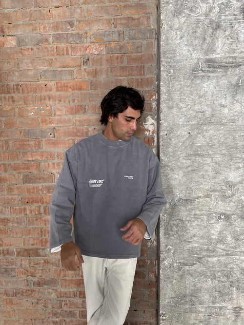 PIU DARK NAVY CREWNECK