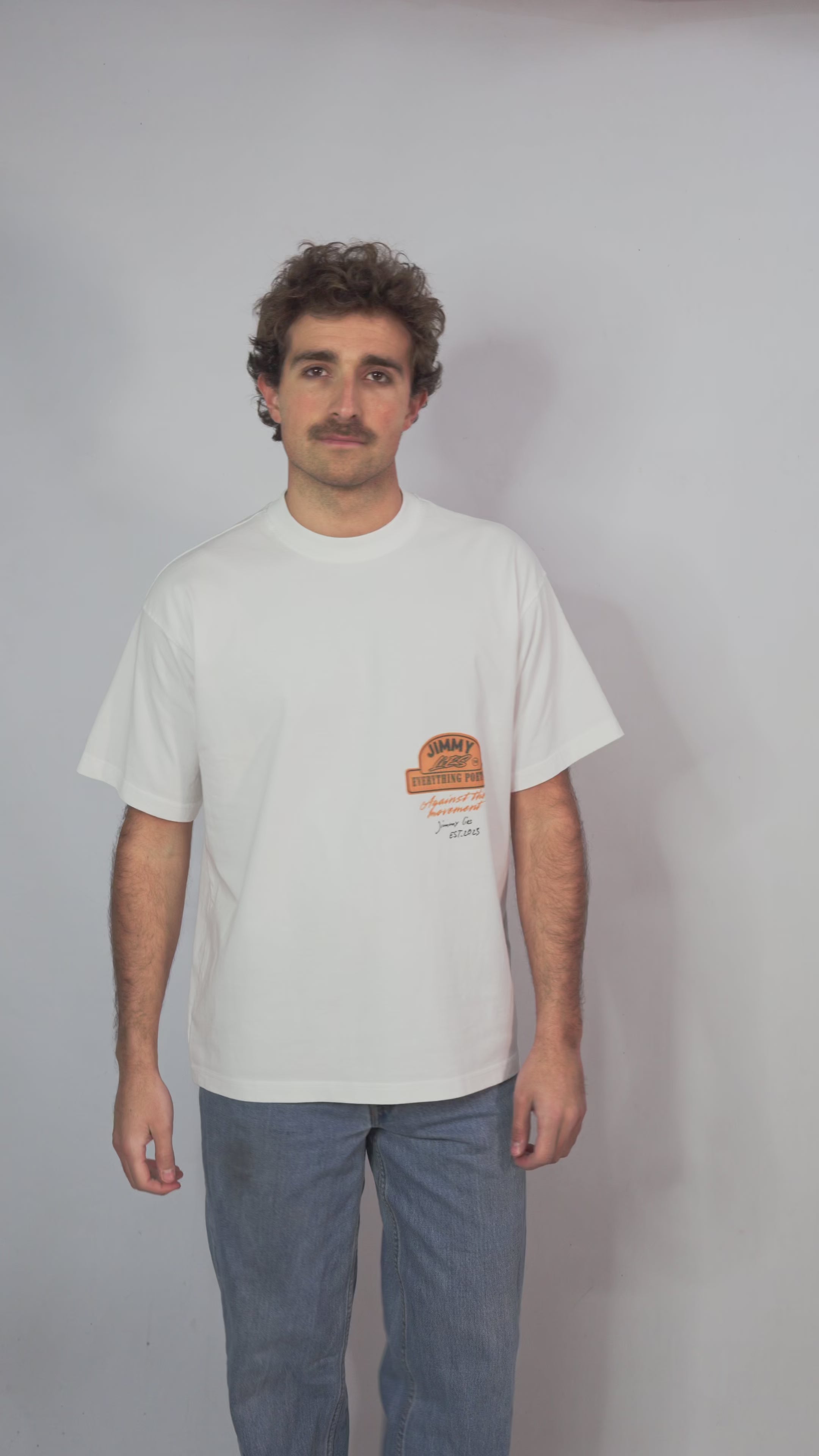 VINTAGE CAMEL WHITE TEE